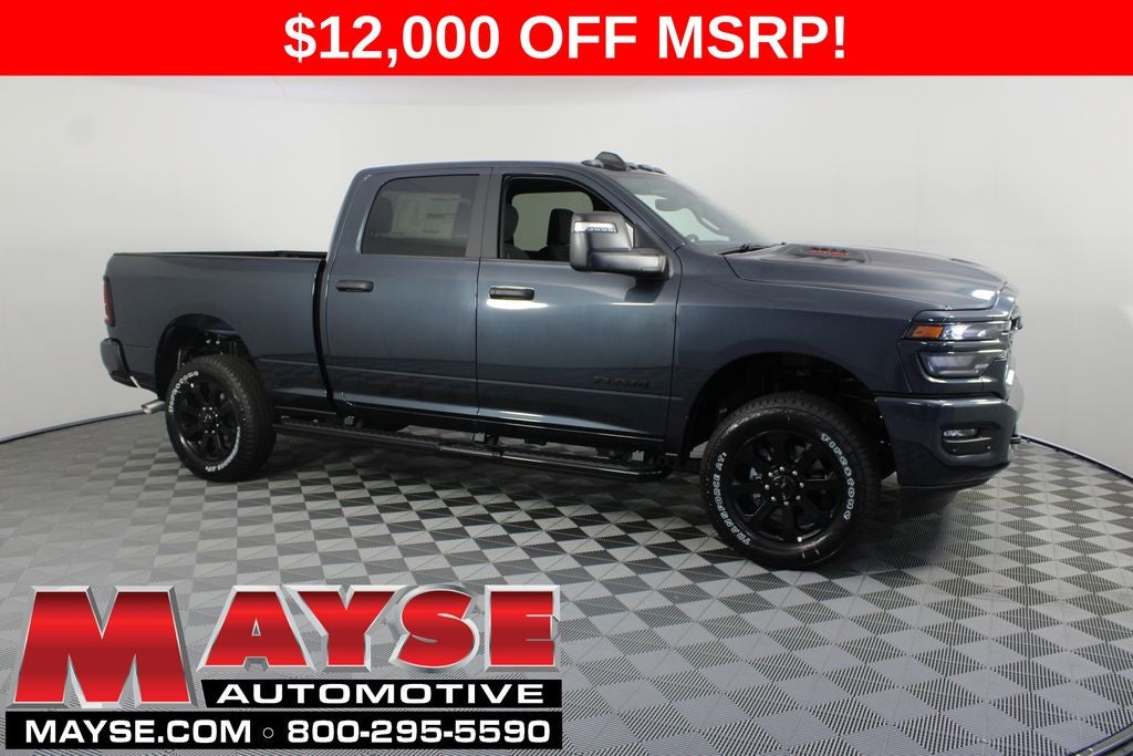 2026 RAM 2500 Big Horn in Forged Blue Metallic Exterior Paint — front three-quarter view