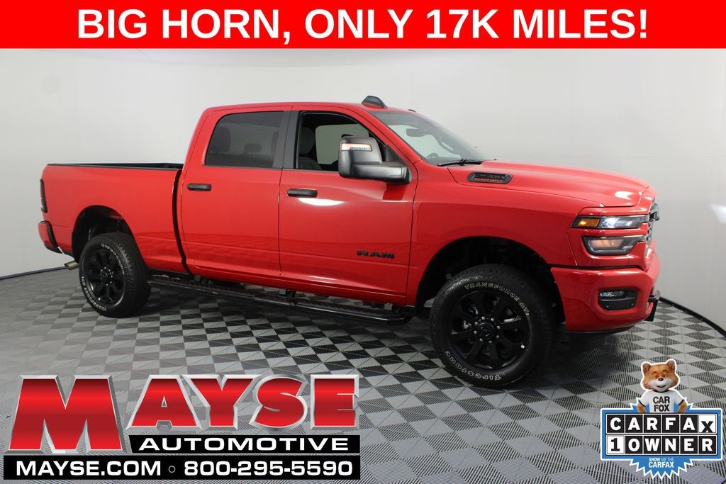 2026 RAM 2500 Big Horn in Flame Red Clearcoat — front three-quarter view