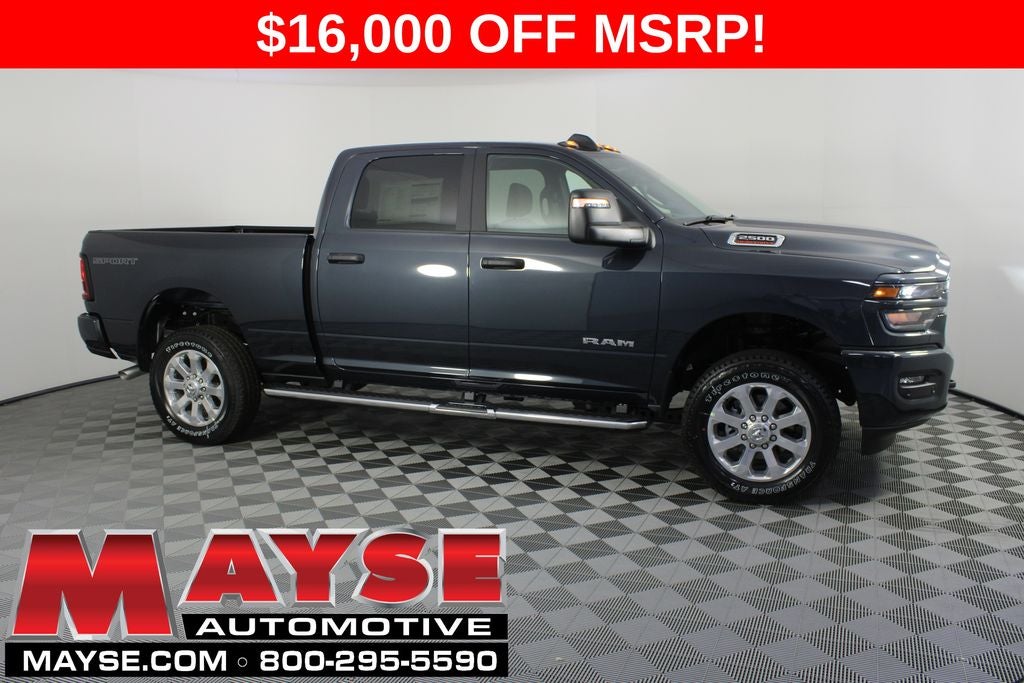 2026 RAM 2500 Big Horn in Forged Blue Metallic Exterior Paint — front three-quarter view